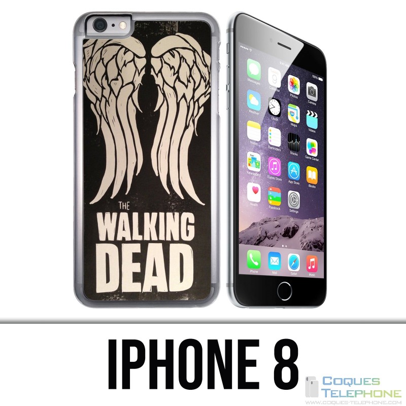 Coque iPhone 8 - Walking Dead Ailes Daryl