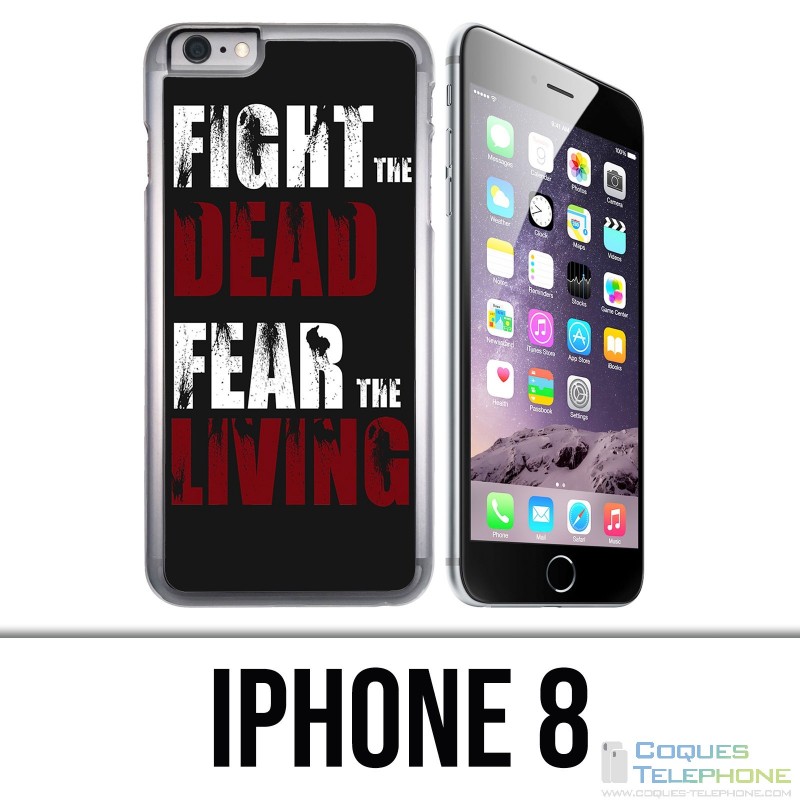 Funda iPhone 8 - Walking Dead Fight The Dead Fear The Living