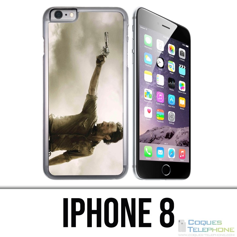 Coque iPhone 8 - Walking Dead Gun