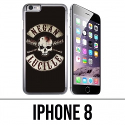 Custodia per iPhone 8 - Walking Dead Logo Negan Lucille