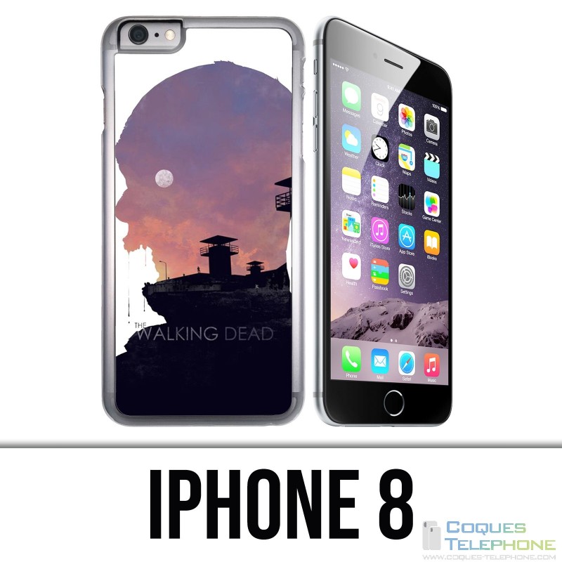 Custodia per iPhone 8 - Walking Dead Ombre Zombies