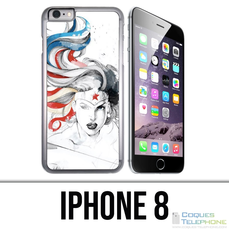 Custodia per iPhone 8 - Wonder Woman Art Design