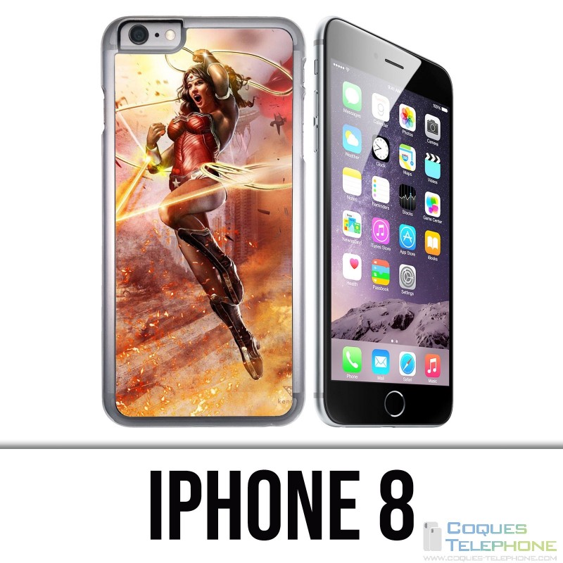 Coque iPhone 8 - Wonder Woman Comics