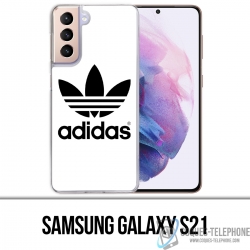 Funda Samsung Galaxy S21 - Adidas Classic Blanco