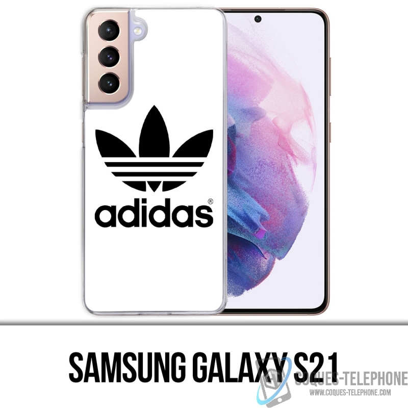 Razón Típico Repulsión Funda para Samsung Galaxy S21 - Adidas Classic White
