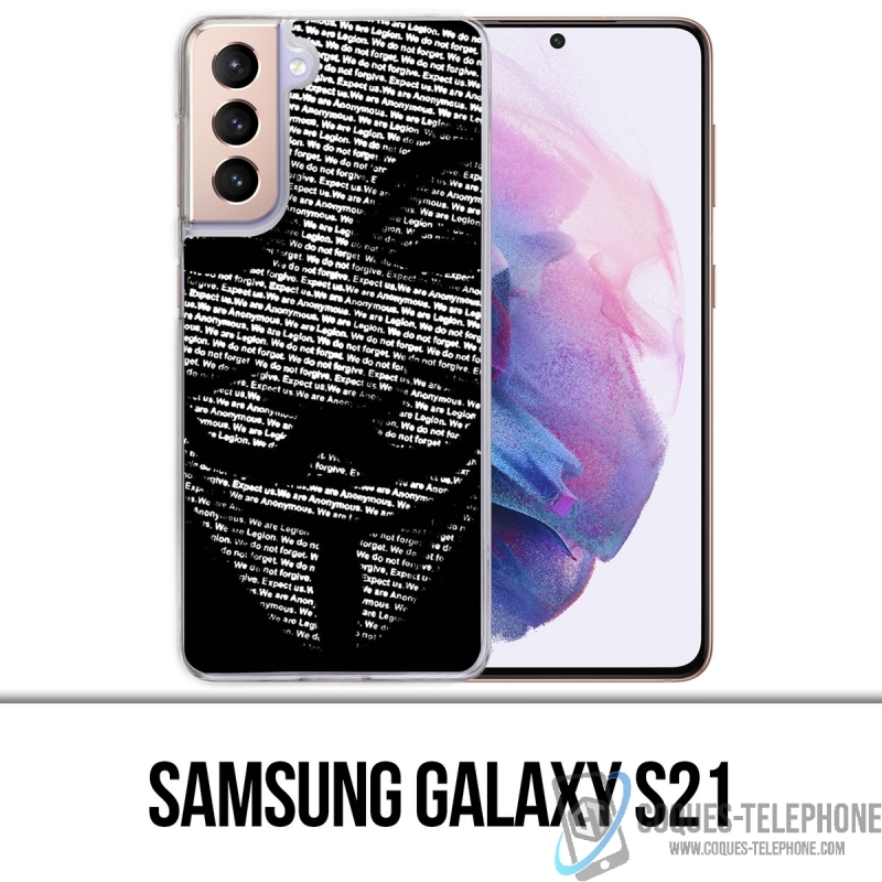 Coque Samsung Galaxy S21 - Anonymous