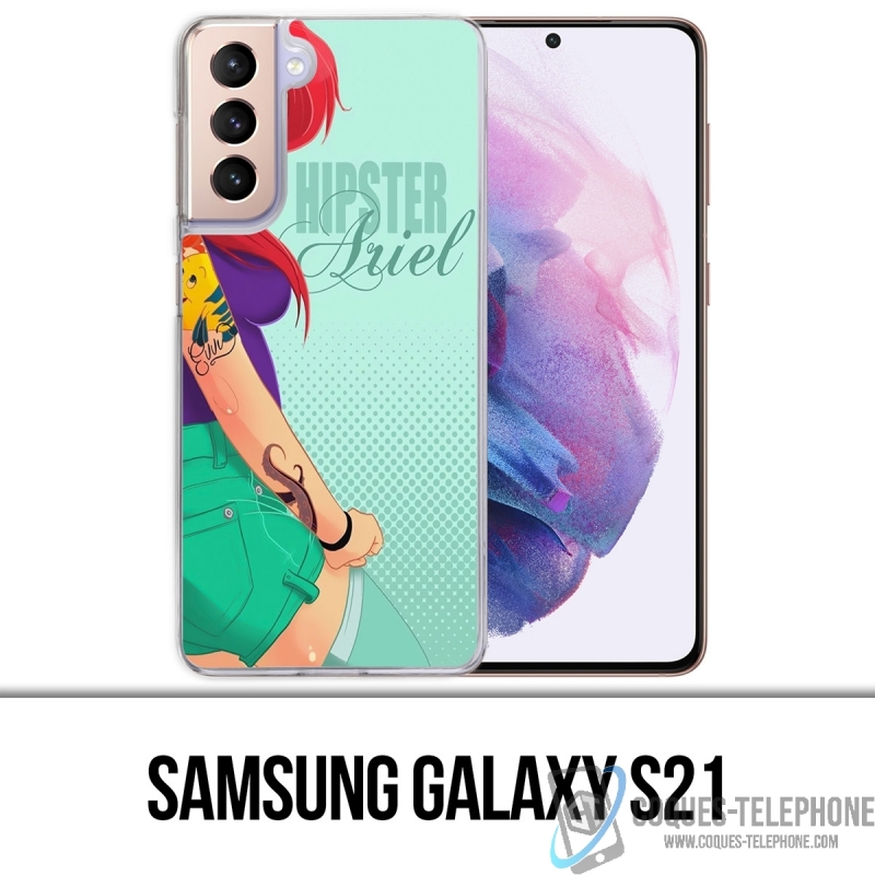 Custodia per Samsung Galaxy S21 - Ariel Mermaid Hipster