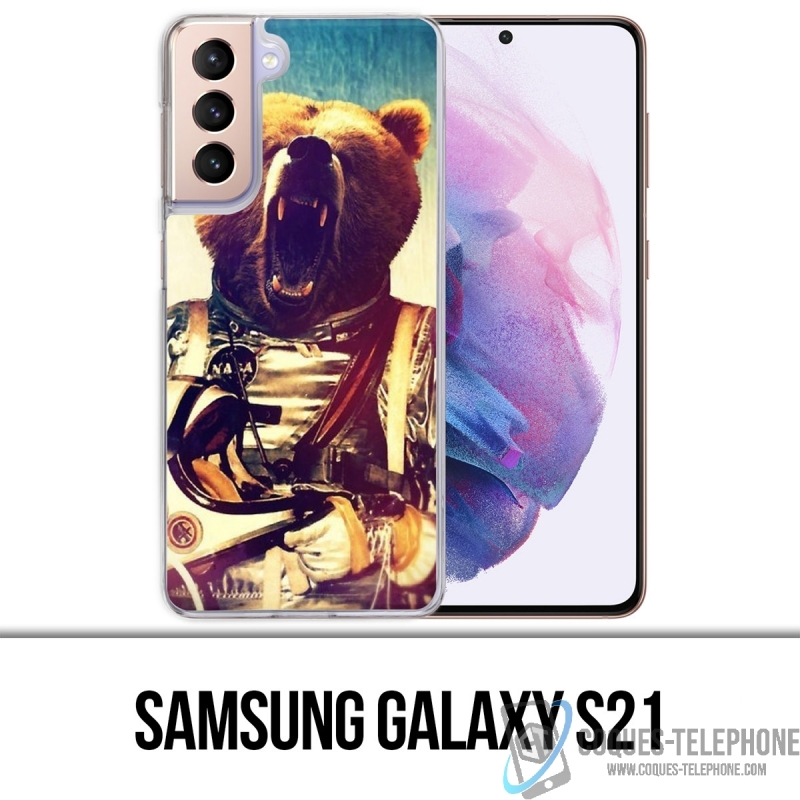 Coque Samsung Galaxy S21 - Astronaute Ours