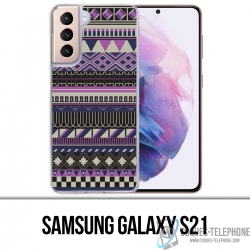 Coque Samsung Galaxy S21 - Azteque Violet