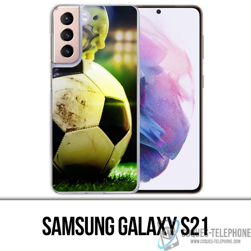 Custodia per Samsung Galaxy S21 - Pallone da calcio