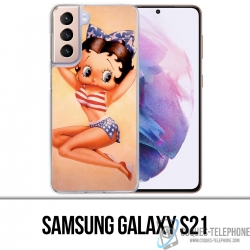 Custodia per Samsung Galaxy S21 - Betty Boop Vintage