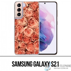 Coque Samsung Galaxy S21 - Bouquet Roses