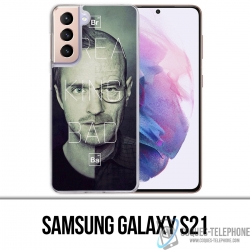 Coque Samsung Galaxy S21 - Breaking Bad Visages