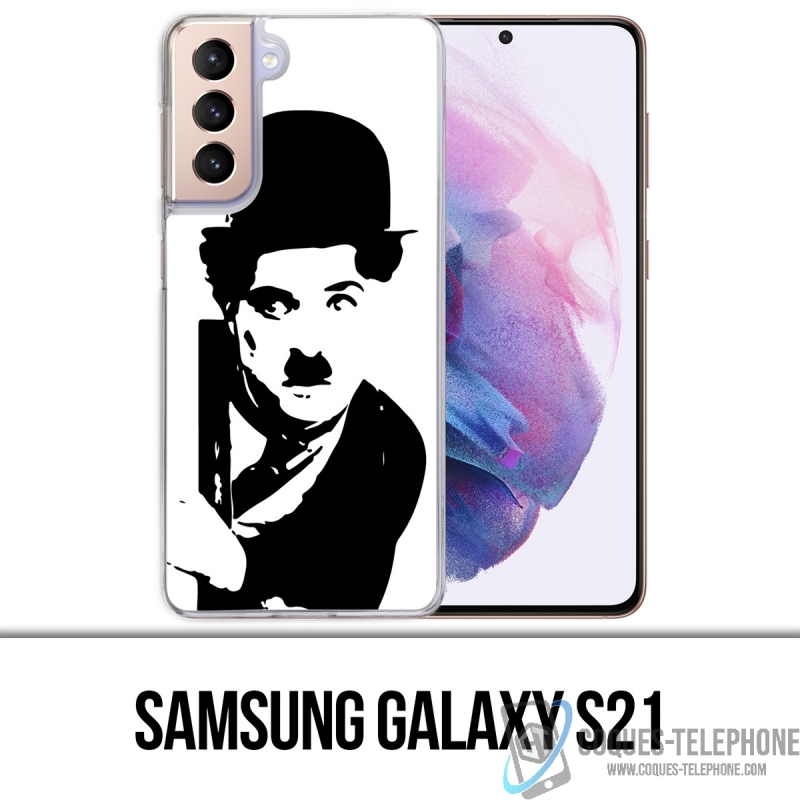 Coque Samsung Galaxy S21 - Charlie Chaplin