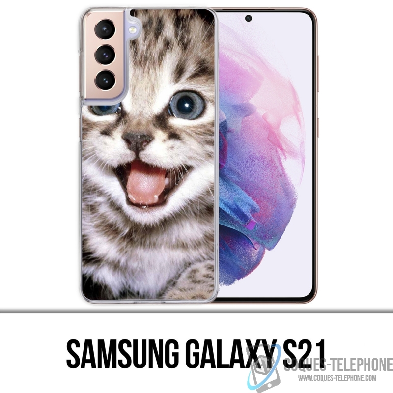 Custodia per Samsung Galaxy S21 - Gatto Lol