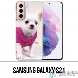 Custodia per Samsung Galaxy S21 - Cane Chihuahua