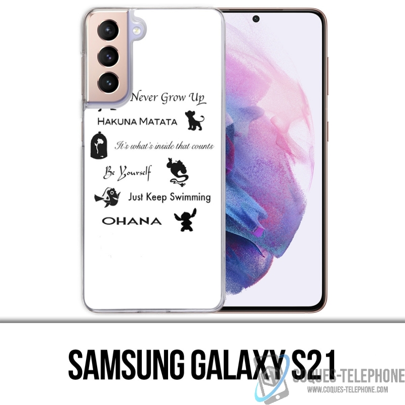 Samsung Galaxy S21 Case - Disney Zitate