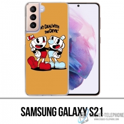 Coque Samsung Galaxy S21 - Cuphead