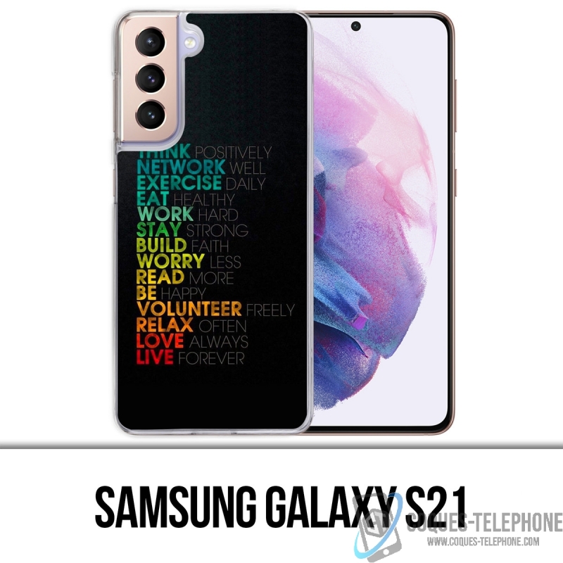Funda Samsung Galaxy S21 - Motivación diaria