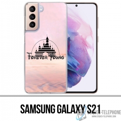 Coque Samsung Galaxy S21 - Disney Forver Young Illustration