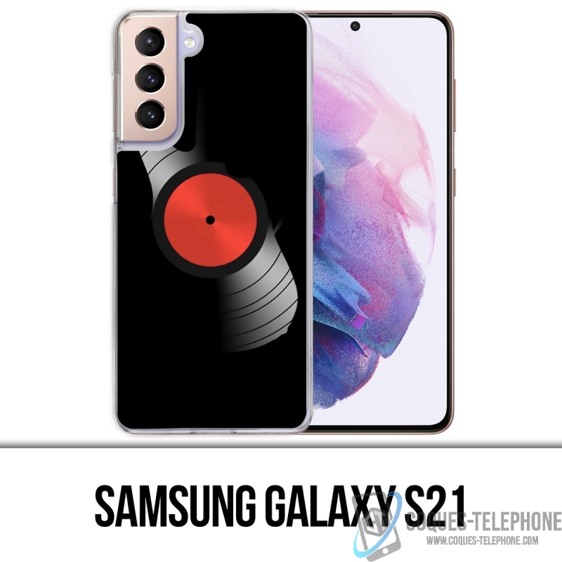 Custodia per Samsung Galaxy S21 - Disco in vinile