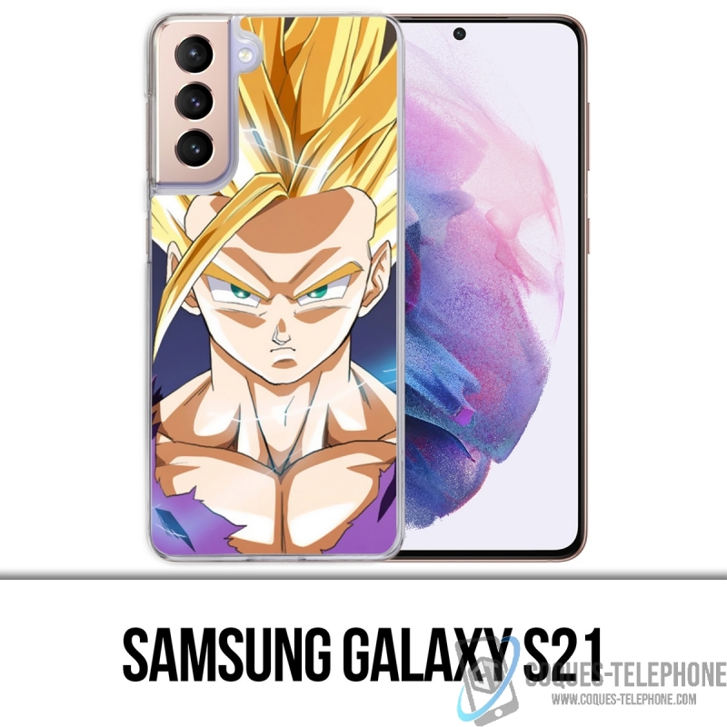 Custodia per Samsung Galaxy S21 - Dragon Ball Gohan Super Saiyan 2