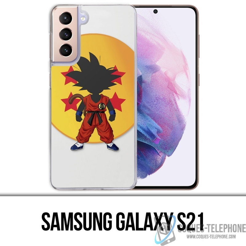 Custodia per Samsung Galaxy S21 - Dragon Ball Goku Crystal Ball