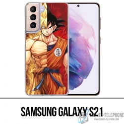 Custodia per Samsung Galaxy S21 - Dragon Ball Goku Super Saiyan