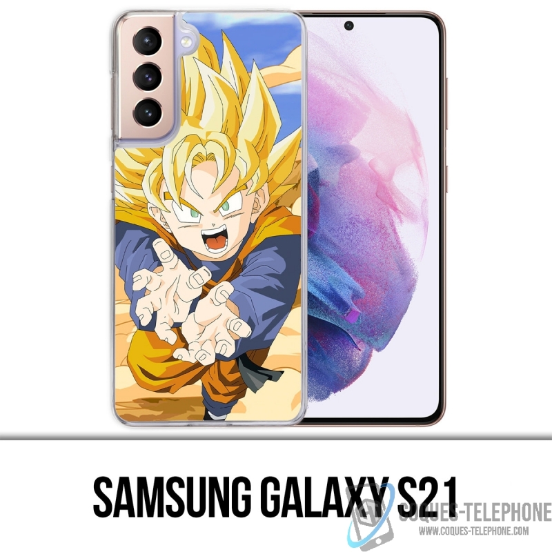 Coque Samsung Galaxy S21 - Dragon Ball Son Goten Fury