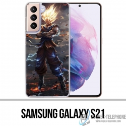 Coque Samsung Galaxy S21 - Dragon Ball Super Saiyan
