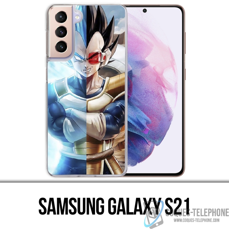 Coque Samsung Galaxy S21 - Dragon Ball Vegeta Super Saiyan