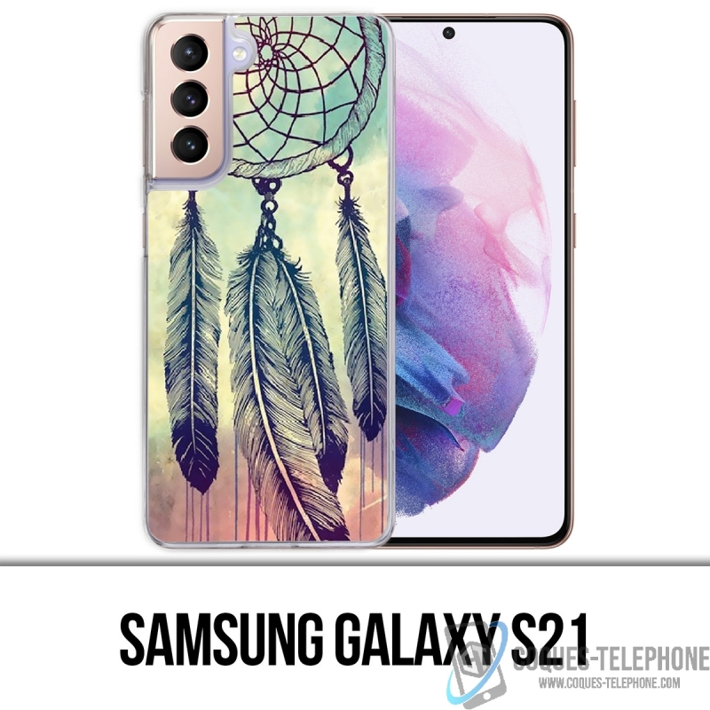 Coque Samsung Galaxy S21 - Dreamcatcher Plumes