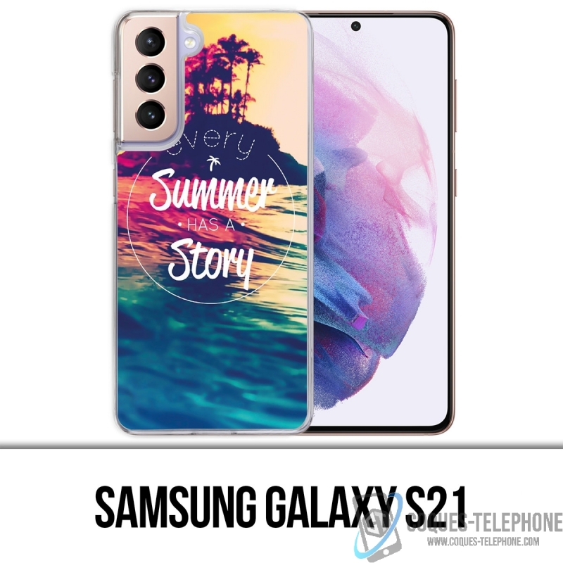 Coque Samsung Galaxy S21 - Every Summer Has Story