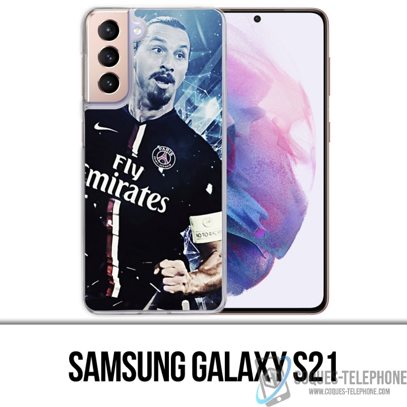 Coque Samsung Galaxy S21 - Football Zlatan Psg