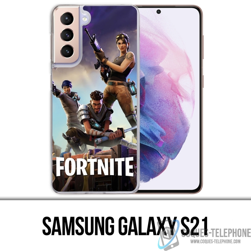 Custodia per Samsung Galaxy S21 - Poster Fortnite