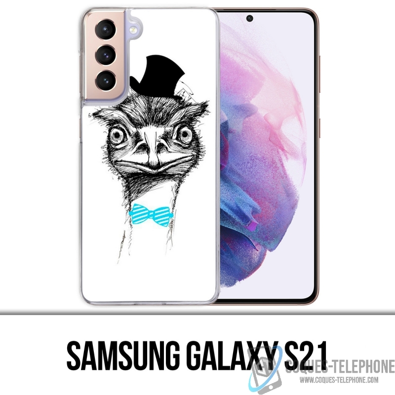 Coque Samsung Galaxy S21 - Funny Autruche