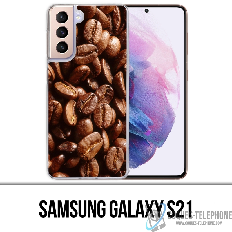 Custodia per Samsung Galaxy S21 - Chicchi di caffè