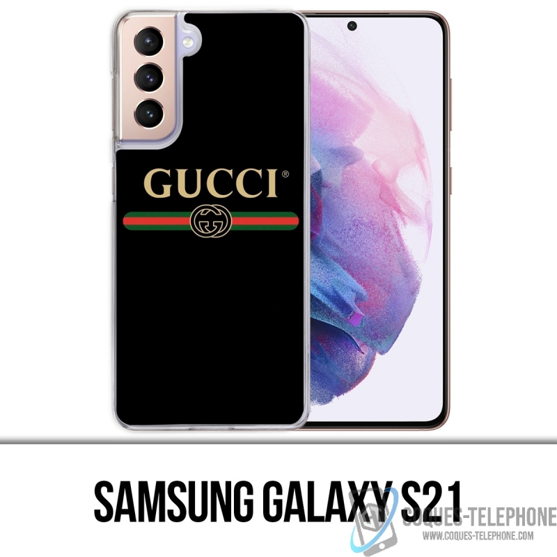 Funda Samsung Galaxy S21 - Cinturón con el logo de Gucci