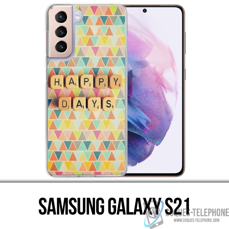 Custodia per Samsung Galaxy S21 - Happy Days