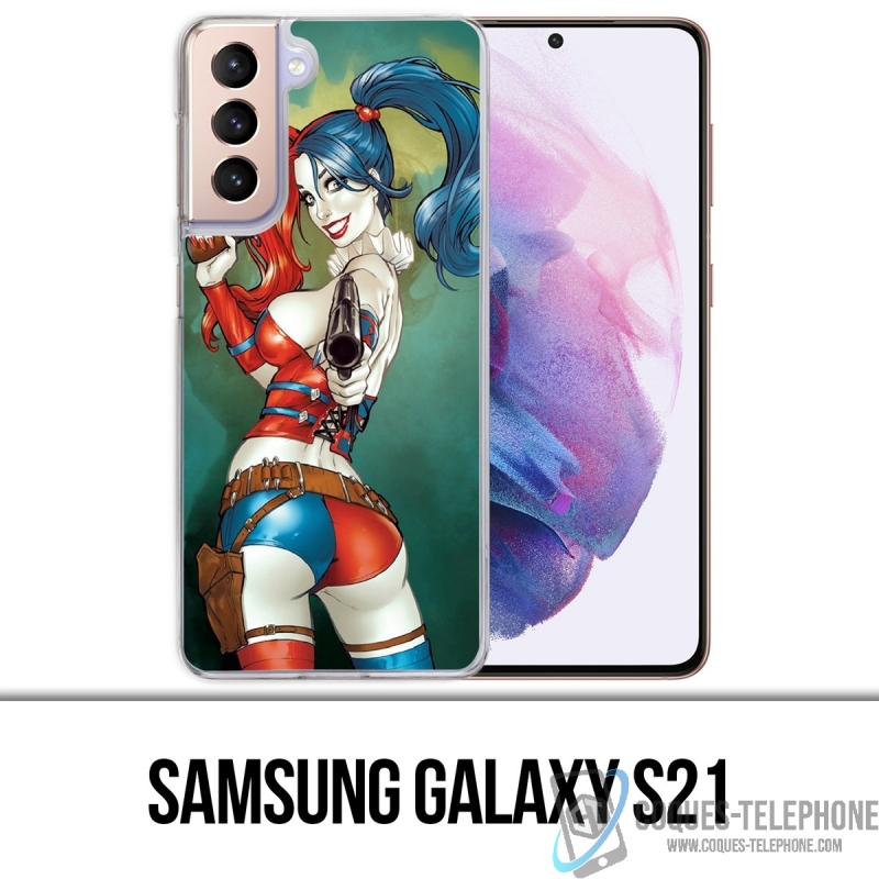 Samsung Galaxy S21 case - Harley Quinn Comics