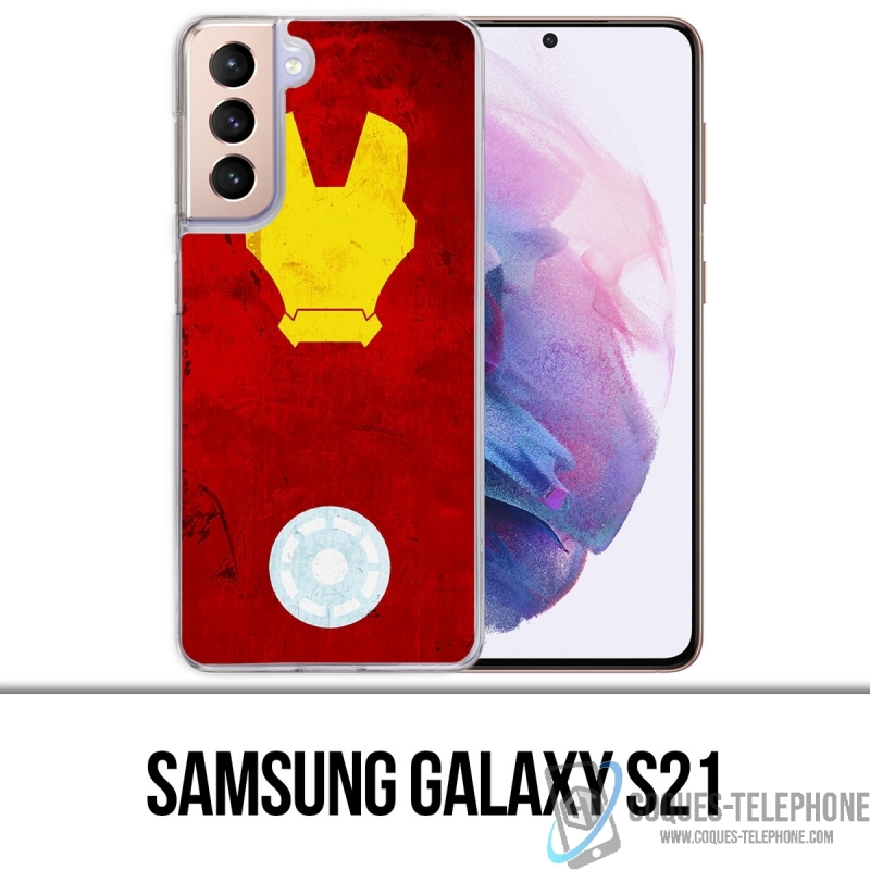 Custodia per Samsung Galaxy S21 - Iron Man Art Design