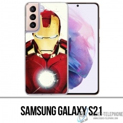 Coque Samsung Galaxy S21 - Iron Man Paintart