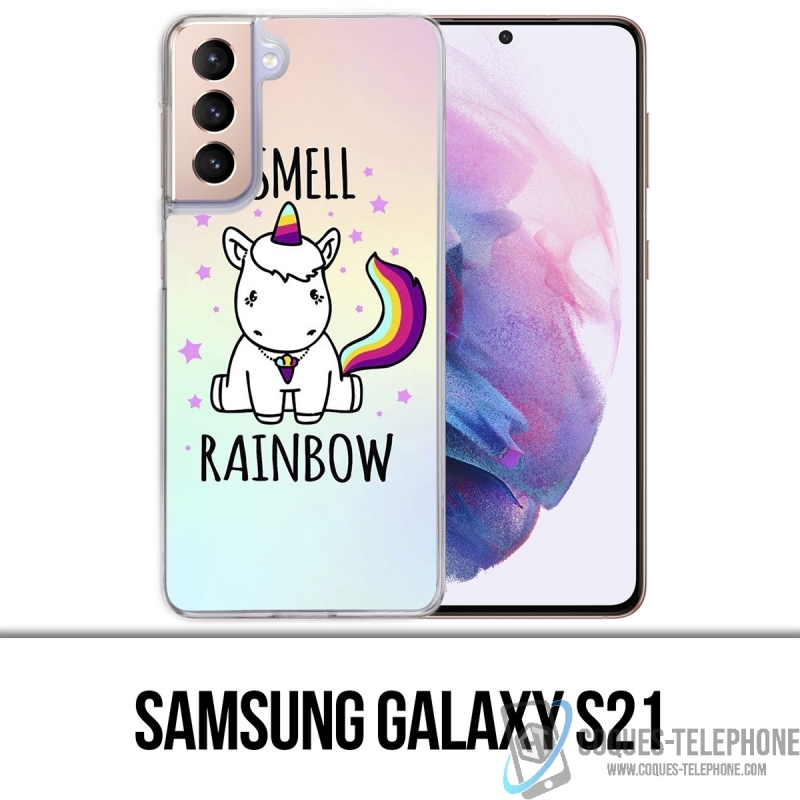 Funda Samsung Galaxy S21 - Unicorn I Smell Raimbow