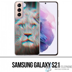 Coque Samsung Galaxy S21 - Lion 3D