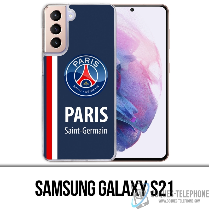 Coque Samsung Galaxy S21 - Logo Psg Classic