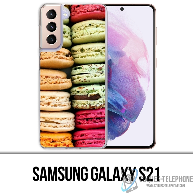 Coque Samsung Galaxy S21 - Macarons