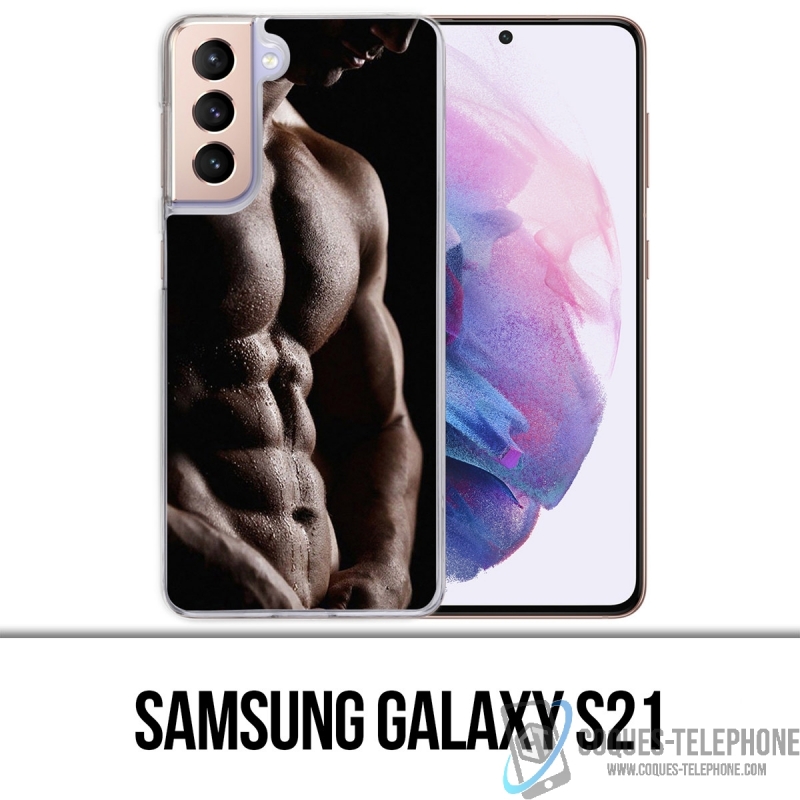 Coque Samsung Galaxy S21 - Man Muscles
