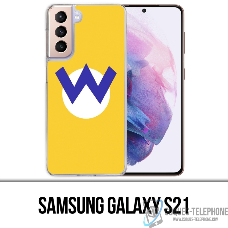 Funda Samsung Galaxy S21 - Logotipo de Mario Wario
