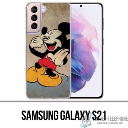 Funda Samsung Galaxy S21 - Moustache Mickey