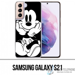 Custodia per Samsung Galaxy S21 - Topolino bianco e nero